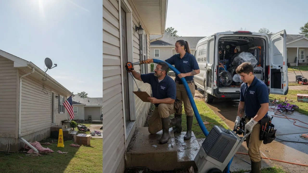 Ceiling Water Damage Restoration in Otisco, IN near me